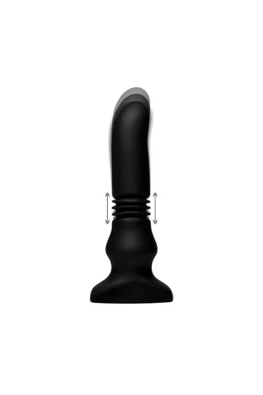 XR Brands – Thunderplugs – Silicone Vibrating & Thrusting Butt Plug