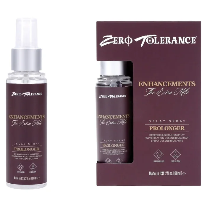 Zero Tolerance Enhancements – The Extra Mile – Delay Spray for Men – 60 ml Spray