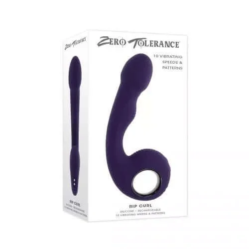 Zero Tolerance Rip Curl Prostate Massager | P-Spot & Perineum Stimulation, Flexible Design